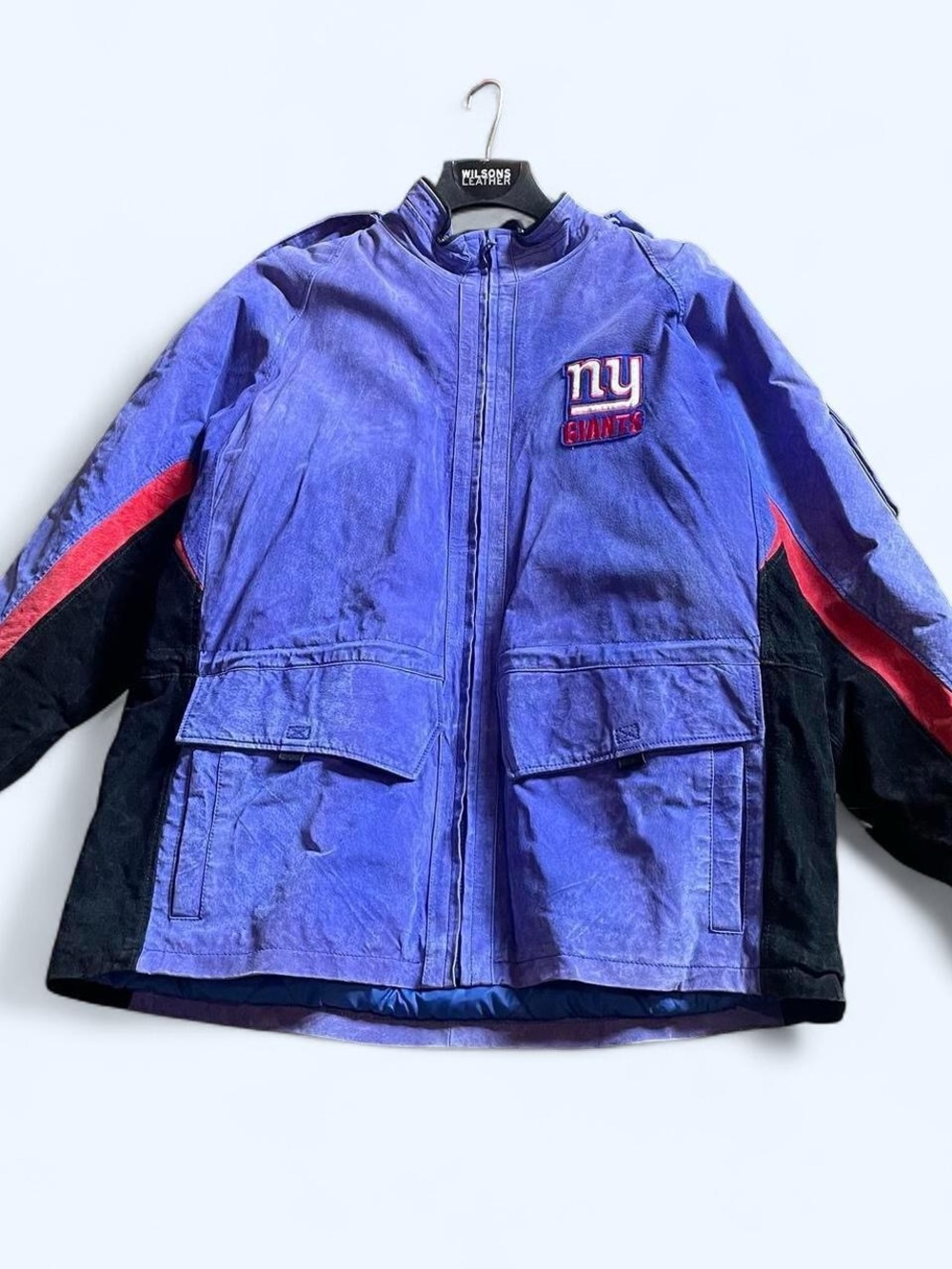 Vintage NFL New York Giants retro leather jacket
